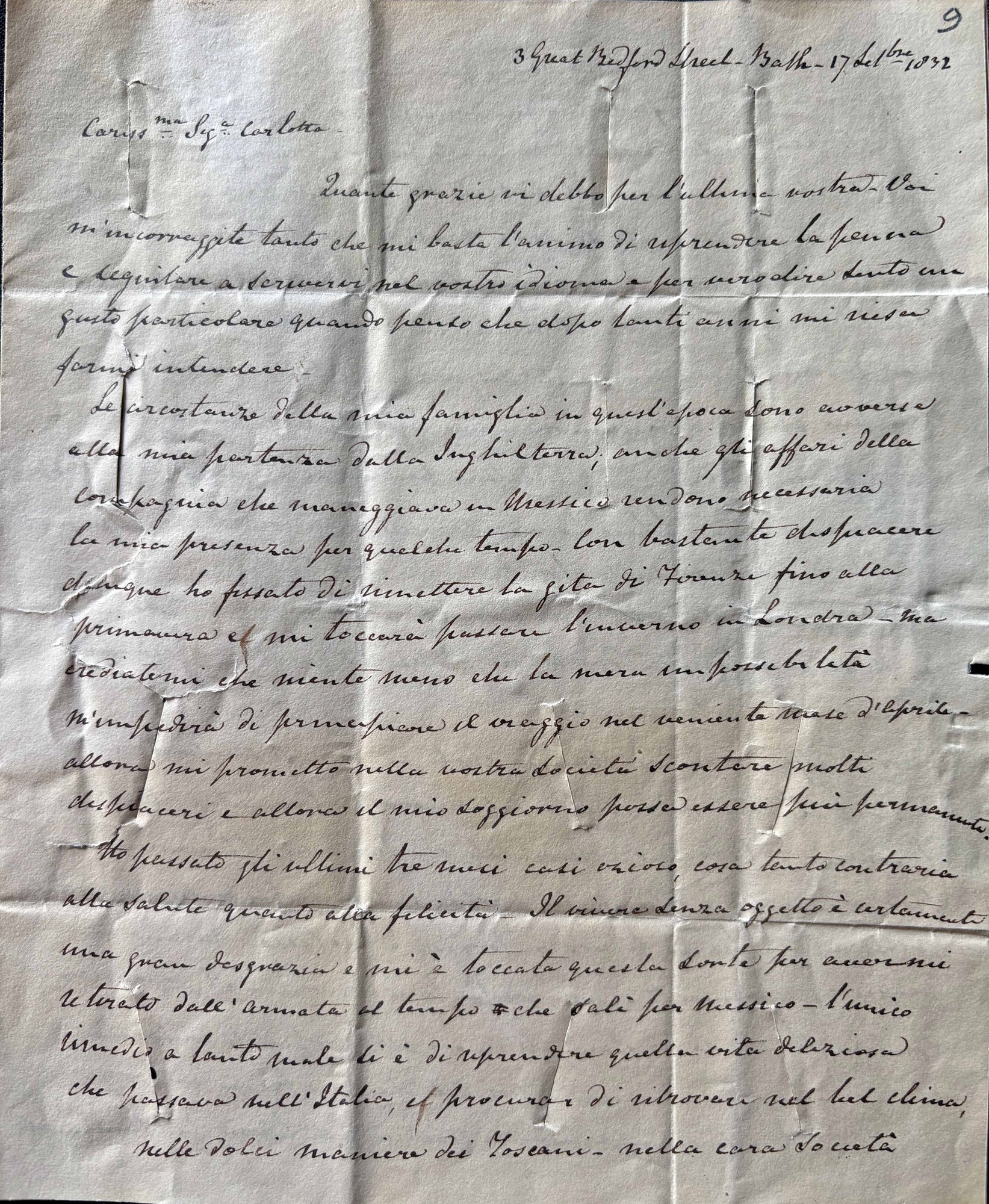 S. Chartres sue lettere